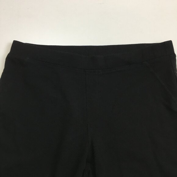 BEBE Black Gold Logo Back Moto Look Zip Ankle Skinny Leg Pull On Pant - Picture 5 of 13